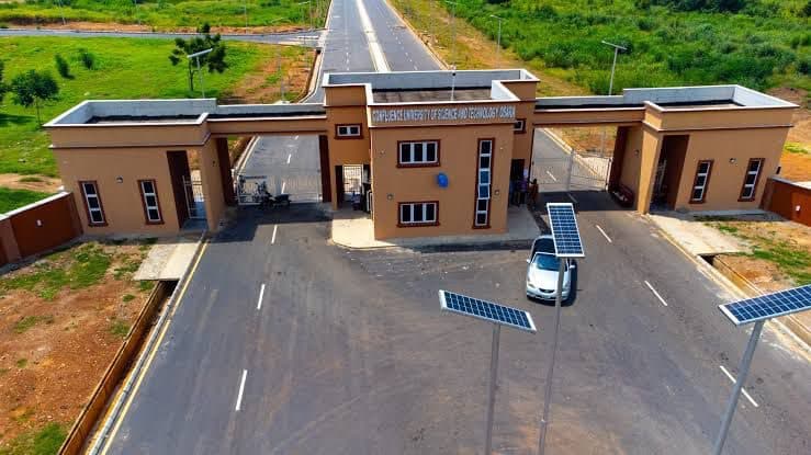 The main gatehouse and entrance of CUSTECH Osara