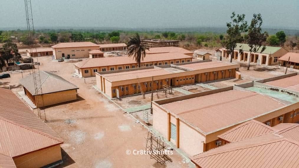 Campus buildings under construction at CUSTECH Osara